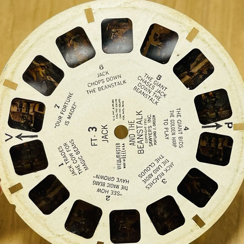 Vintage Sawyers View Master With Jack And‎ The Beanstalk Reel
